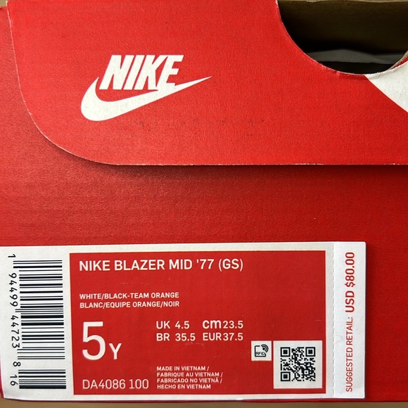 Nike Youth Blazer Mid ‘77 - Picture 6 of 6